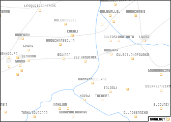 map of Haouch el Bey